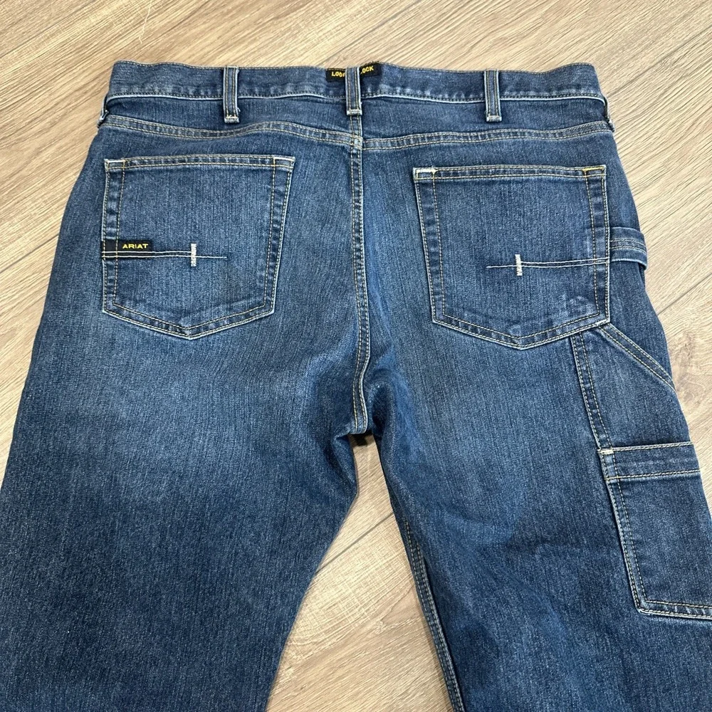 Ariat M7 Rebar Slim Straight Leg Heavy Denim Jeans Size 36/32